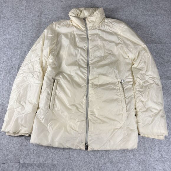 Prada Other - Vintage Archive Prada Sport Ivory White Puffer Jacket w/ Hood Mens Large SGA293